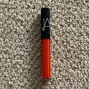 Nars Liquid Lipstick in Wonder Orange Red Shimmer Like New Lip Gloss Color